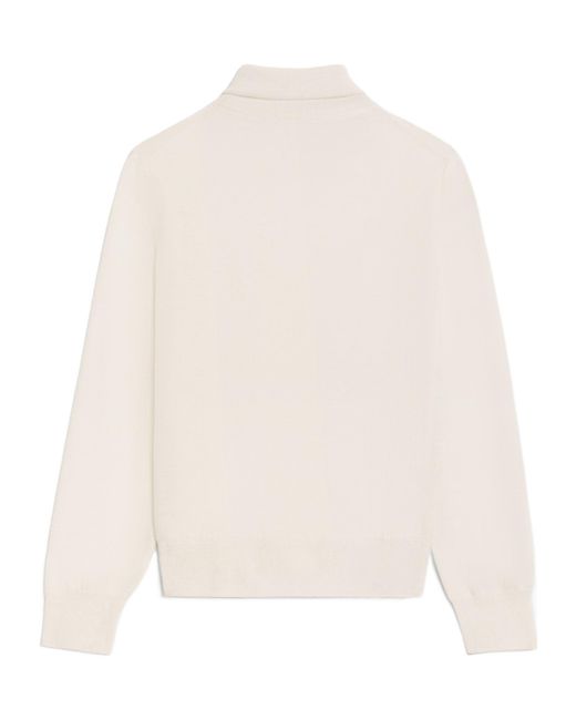 Céline White Turtleneck Sweater
