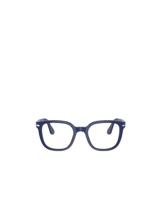 Persol White Square Frame Glasses for men