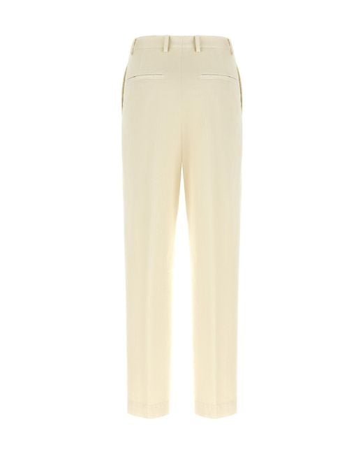 Dries Van Noten Natural Pilar Tapered Pants