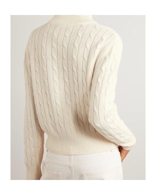 arch4 White Long-Sleeved Turtleneck Sweater
