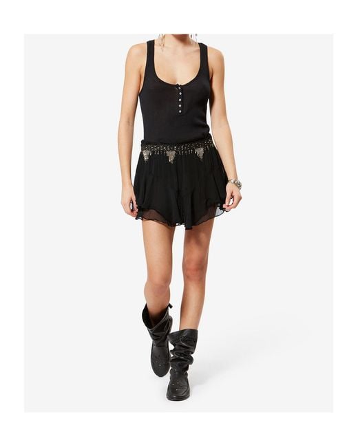 Isabel Marant Blue Isabel Marant Étoile Sornel Ruffled Shorts