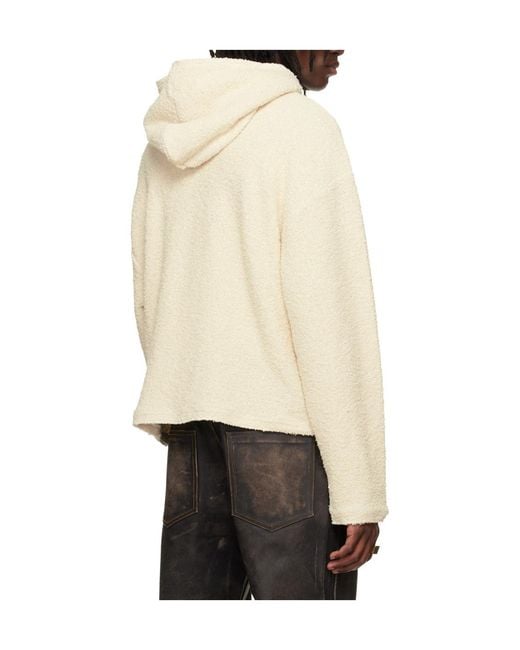 424 Natural Drop-Shoulder Hoodie for men
