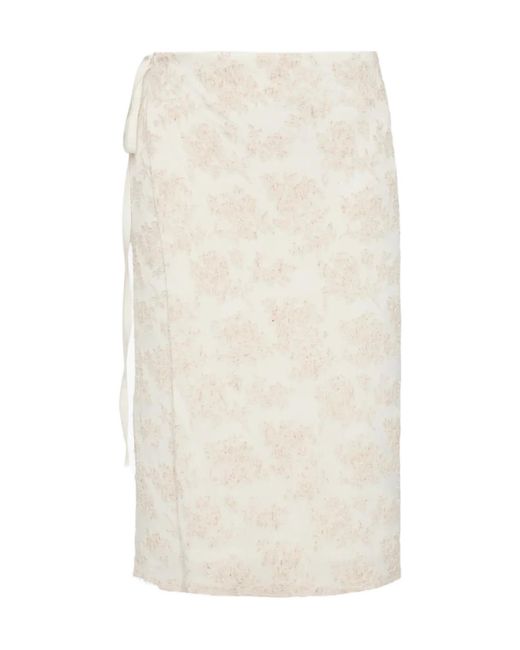 Sir White Blanca Wrap Skirt