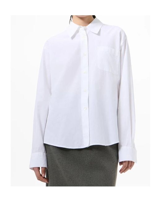 Our Legacy White Relaxed Poplin Shirt