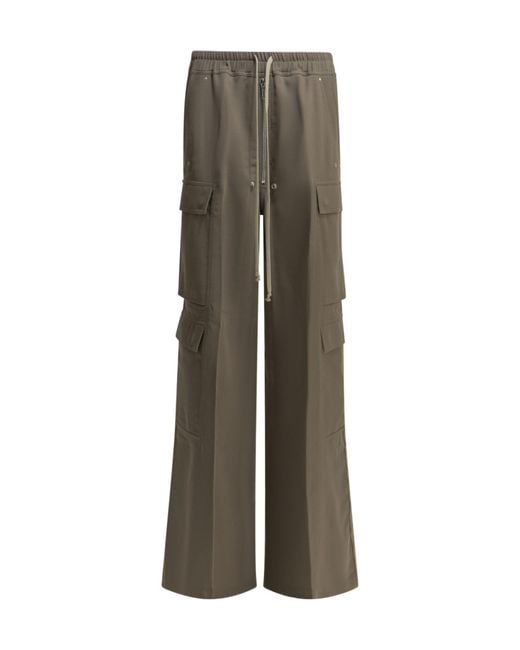 Rick Owens Gray 'Belas' Cargo Pants