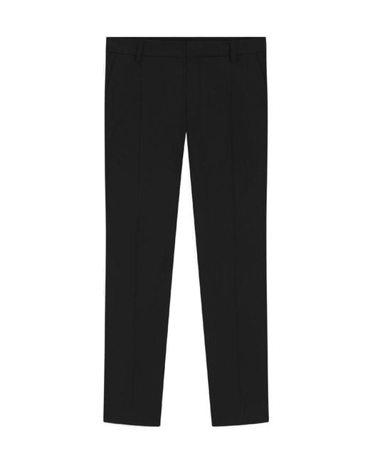 Boss Black Full-Length Straight-Leg Suit Trousers for men