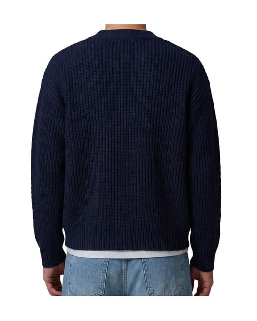 Roberto Collina Blue V-Neck Cardigan for men