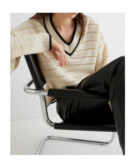 Marella Natural Wool And Cotton Sweater
