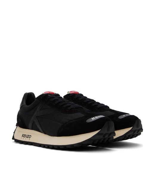 KENZO Black Smile Run Trainers for men