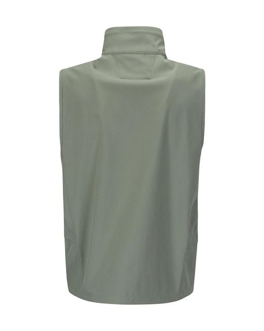 C P Company Green Shell-R Utility Vest for men