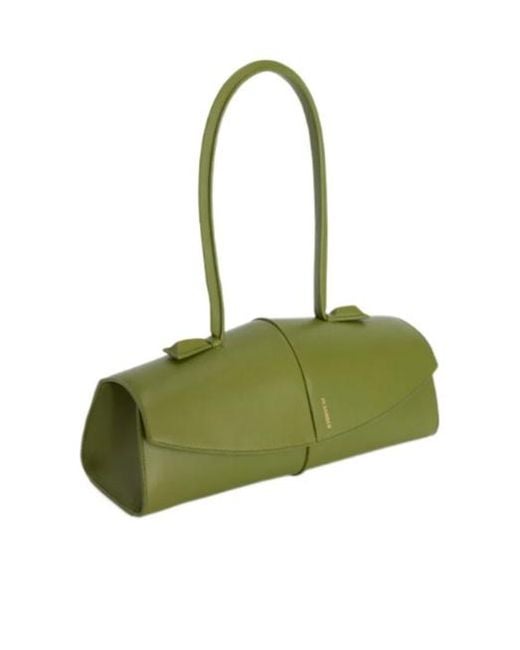 Jil Sander Green Linea Shoulder Bag