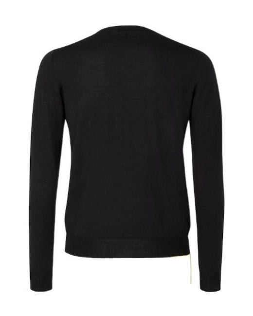 Fendi Black Wool Jumper for men