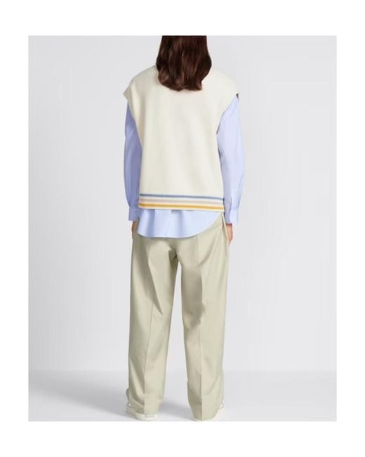 Dior Natural Homme High Waist Straight Leg Pants for men