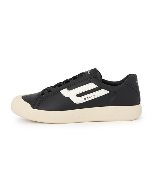 Bally Black Round-Toe Sneakers for men