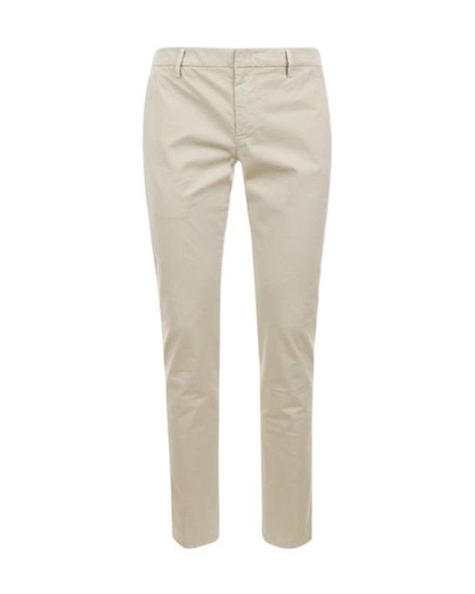 Dondup Natural Slim Chino Pants for men