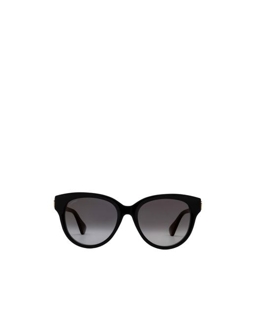Cartier Black Round Frame Sunglasses