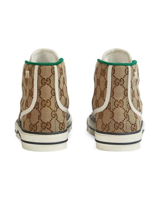 Gucci Natural Tennis 1977 High-Top Sneakers