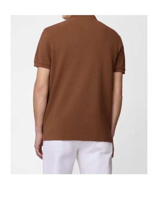 Tod's Brown Cotton Polo Shirt for men