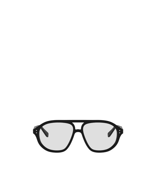 Céline White Full Frame Plain Mirror for men