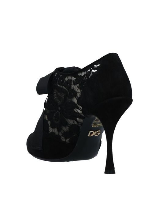 Dolce & Gabbana Black Solid Color Ankle Boots