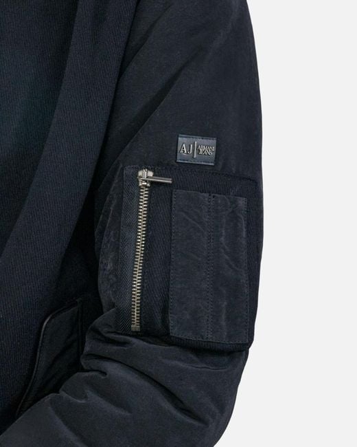 Armani Jeans Blue Zip Casual Jacket for men