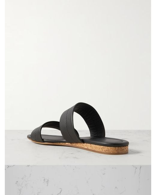 Gabriela Hearst Black Lora Slippers