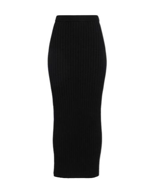 Max Mara Black Long Skirts