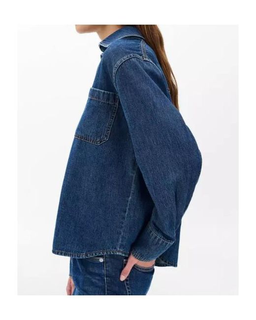 Rag & Bone Blue Channing Denim Shirt