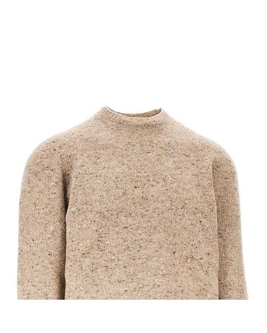 Drumohr Natural Long-Sleeve Knit Top for men