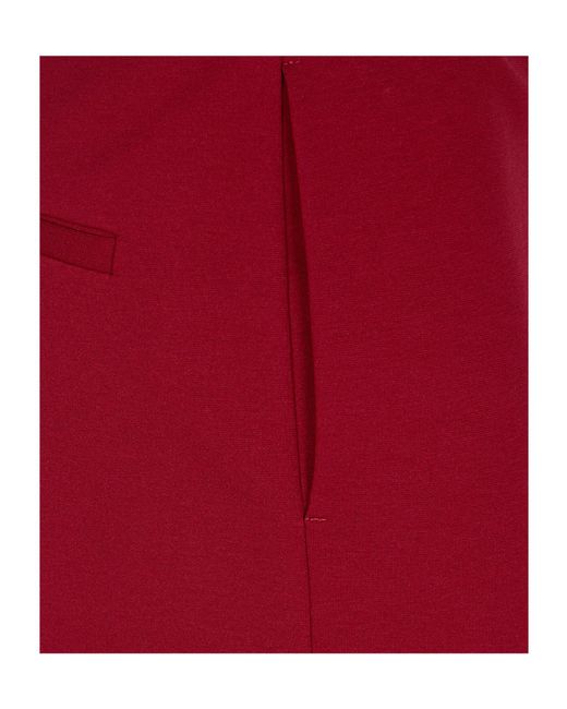 Liviana Conti Red Jeremy Trousers