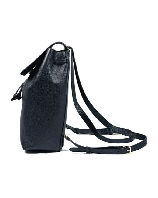 Tory Burch Black Flap Backpack