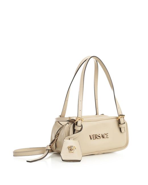 Versace Natural Tag Bowling Zipped Mini Bag