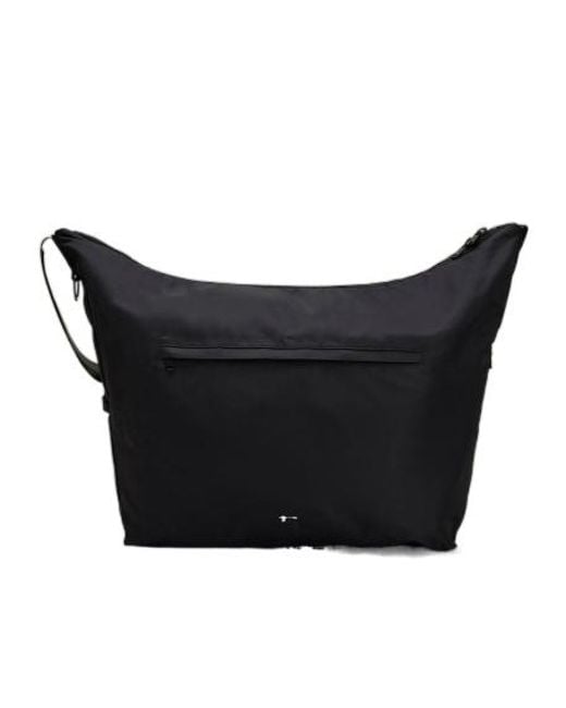 Y-3 Black Logo Printed Crossbody Bag for men