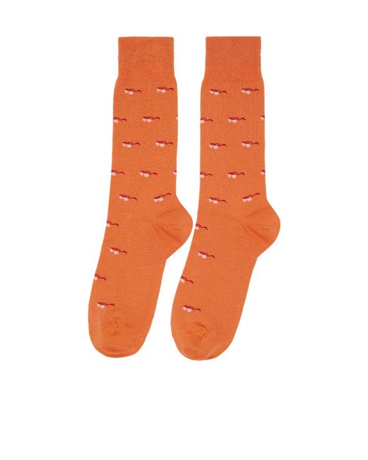 Paul Smith Pink Three Pairs Of Multi-Colored Patterned Mid-Calf Socks for men