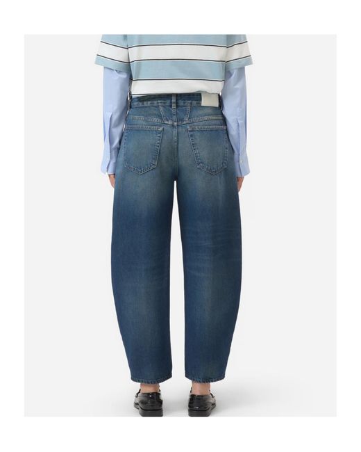 Closed Blue Jazzie Barrel Cropped Jeans