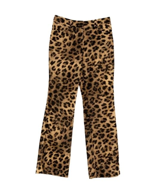 Ba&sh Natural Casual Pants With Belt Loops