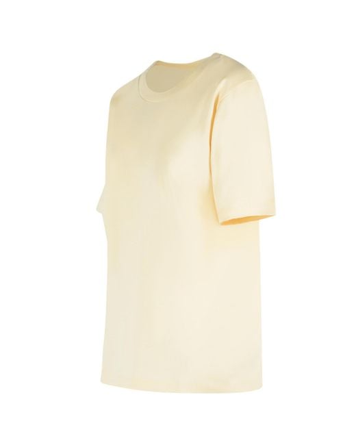 Khaite Natural Allen Round-Neck Top