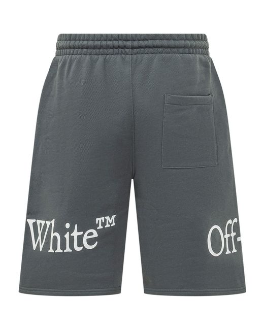 Off-White c/o Virgil Abloh Gray Drawstring Shorts for men