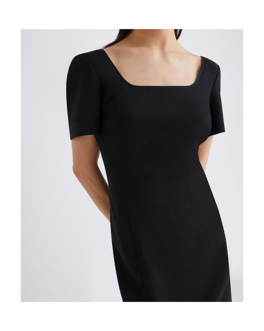 Marella Black Fit-And-Flare Dress