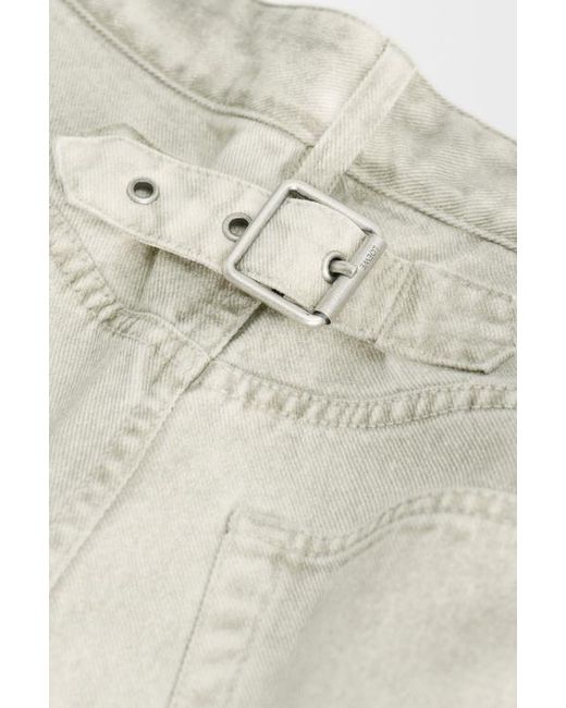 Loewe White High-Rise Straight-Leg Jeans