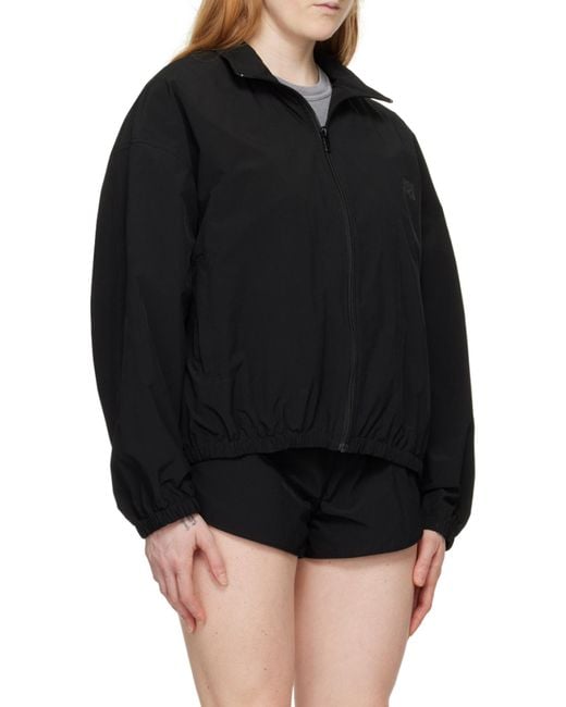 Alexander Wang Black Zipped Track Jacket