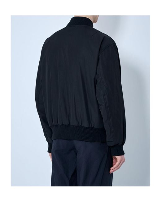 Dries Van Noten Blue Zipped Bomber Jacket for men