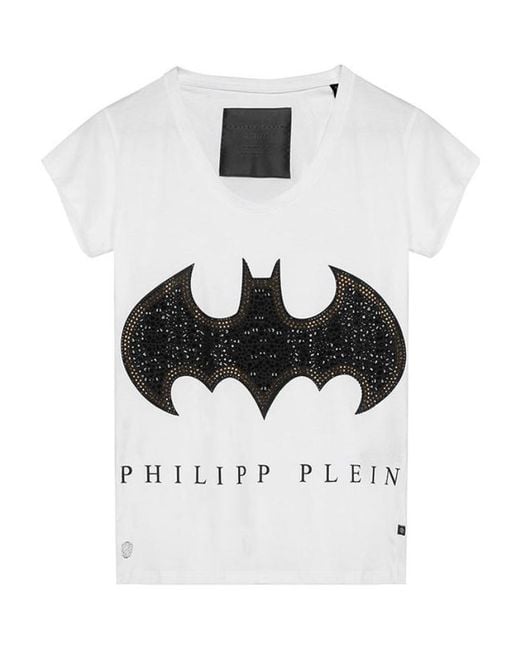 Philipp Plein White Logo Detail T-Shirt