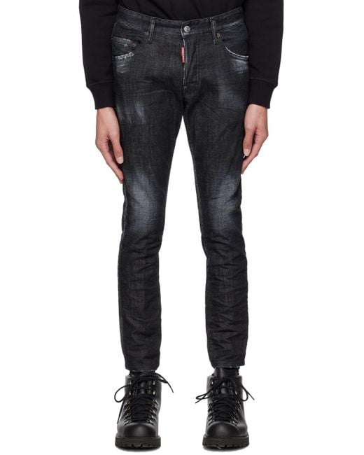 DSquared² Black Jeans for men