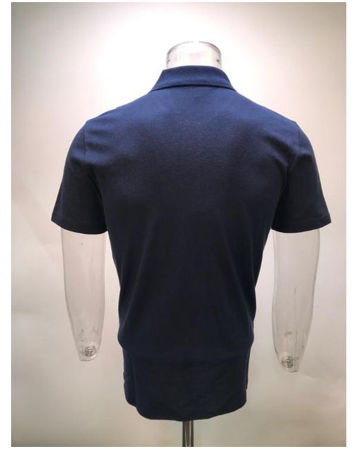 Emporio Armani Blue Short-Sleeved Polo Shirt for men