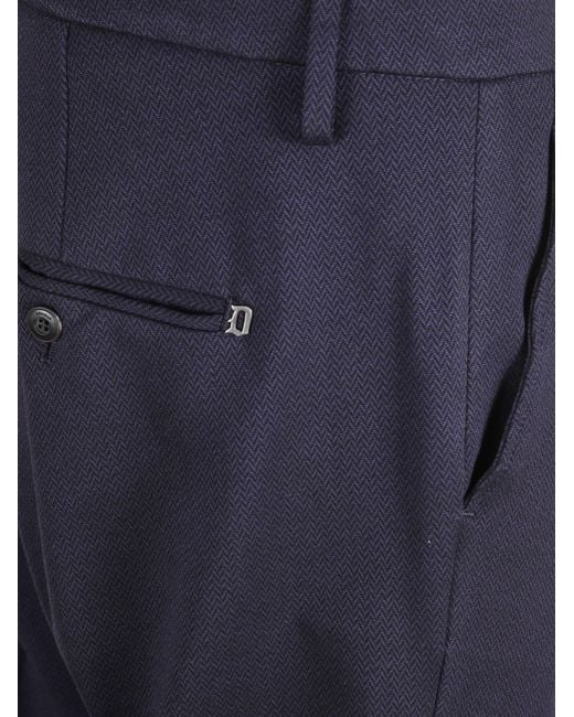 Dondup Blue Trousers for men