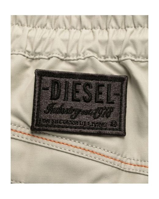 DIESEL Gray High-Waist Flared Pants