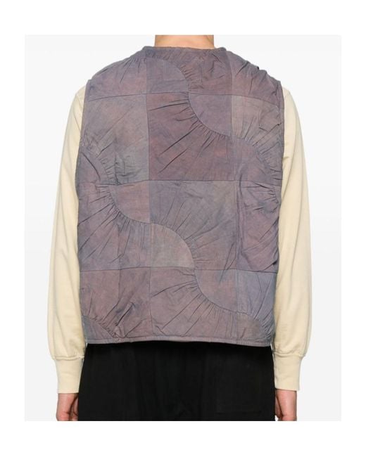 STORY mfg. Gray Zippered Vest for men