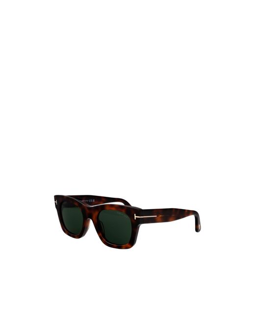 Tom Ford Black Eyewear Square Frame Sunglasses
