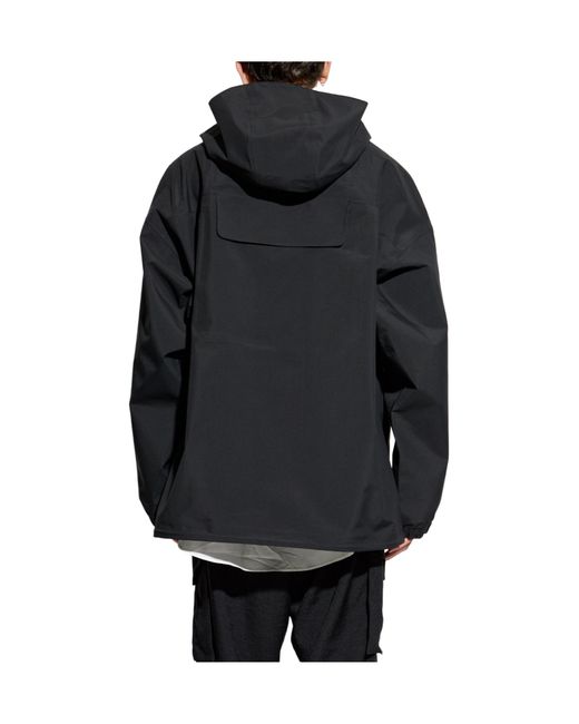 Y-3 Blue Gore-Tex Hard Shell Oversize Jacket for men